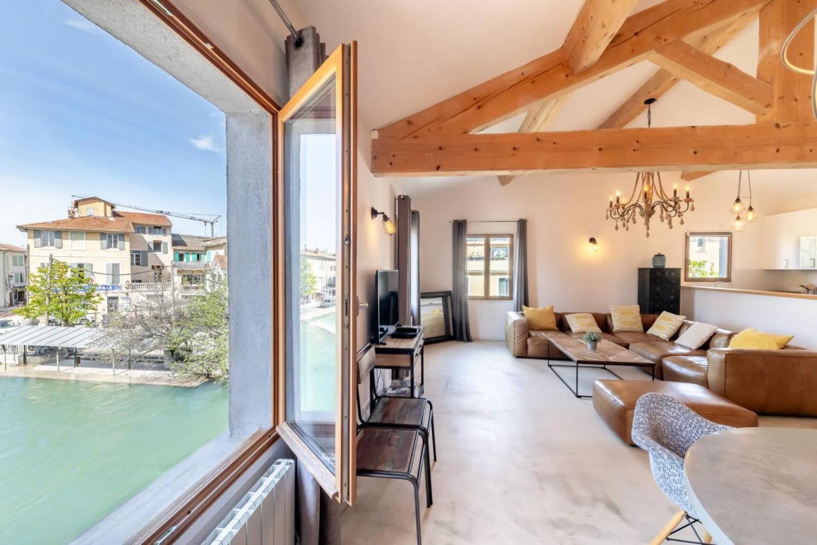 Olive- Vaste Appartement Donnant Sur La Sorgue L'Isle-sur-la-Sorgue Ngoại thất bức ảnh